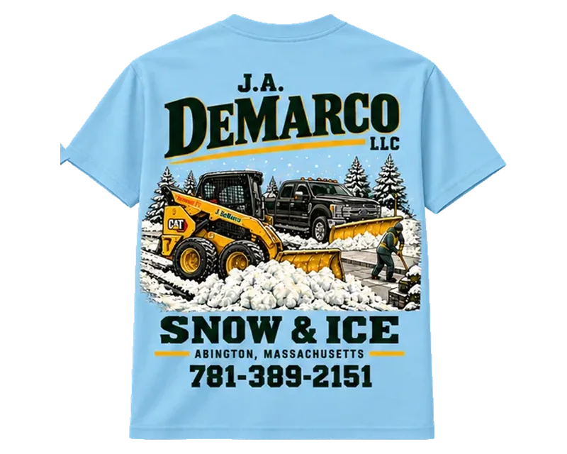 Winter Crew: t-shirt, winter crew blue, back