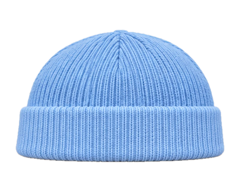 Winter Crew Beanie: winter crew blue, back