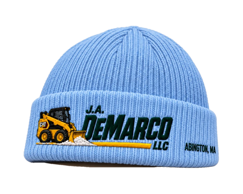 Winter Crew Beanie: winter crew blue, front
