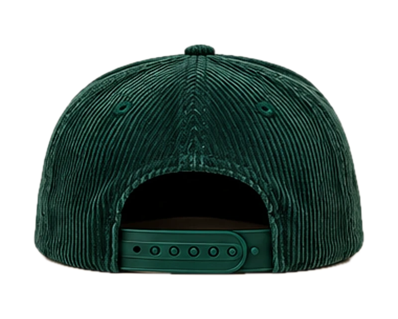 Company Rope Cap: forest corduroy cap, back