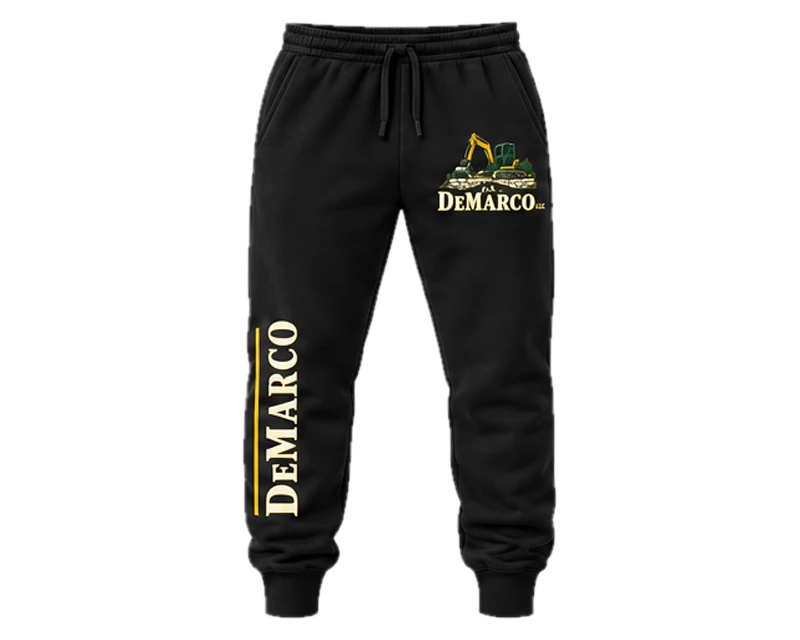 Tapered Joggers: joggers, black, front