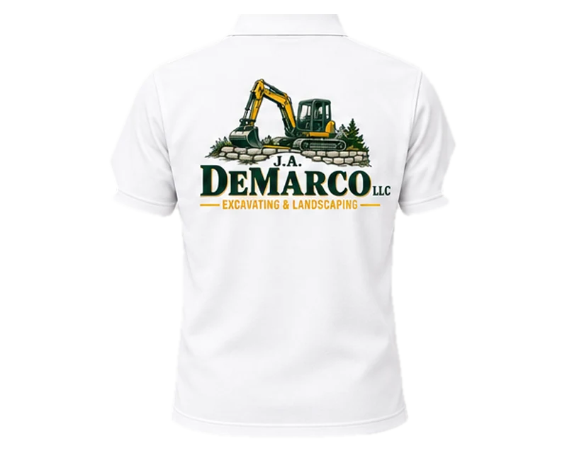 Company Polo: polo, white, back
