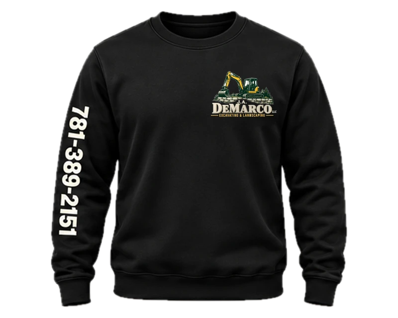 Company Logo Gear: crewneck, black, front