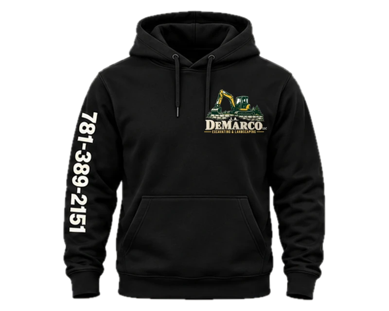 Company Logo Gear: hoodie, black, front