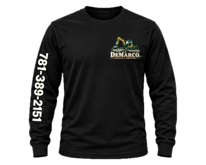 Company Logo Gear: long sleeve, black, front