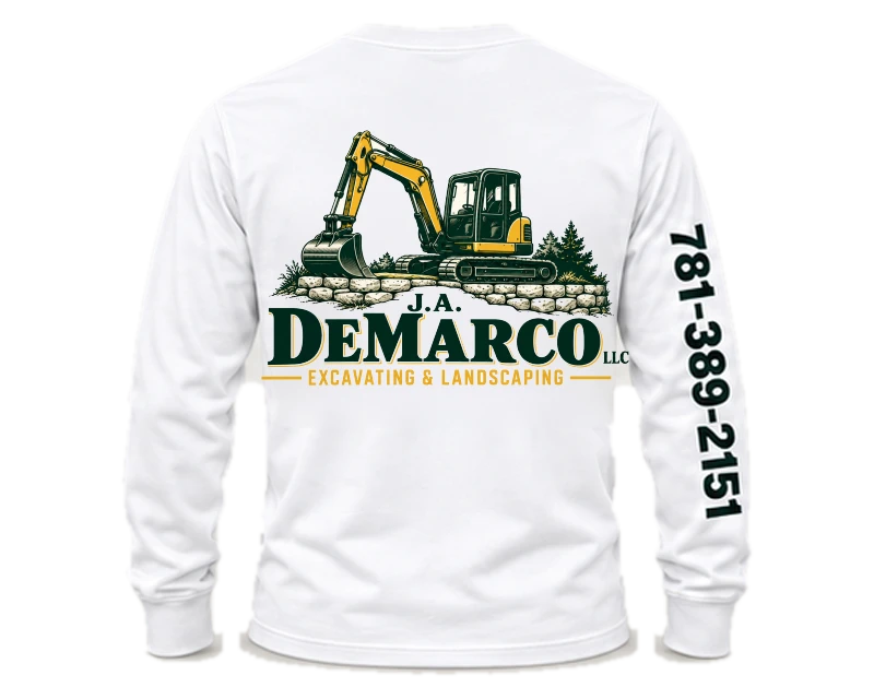 Company Logo Gear: long sleeve, white, back