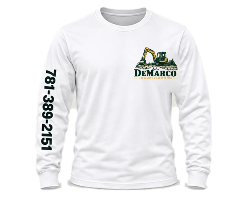 Company Logo Gear: long sleeve, white, front