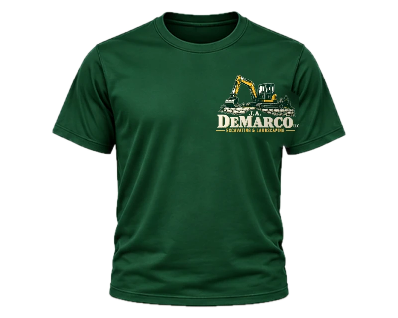 Company Logo Gear: t-shirt, forest green, front