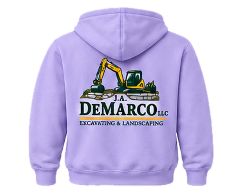 Women’s logo hoodie, lavender, back
