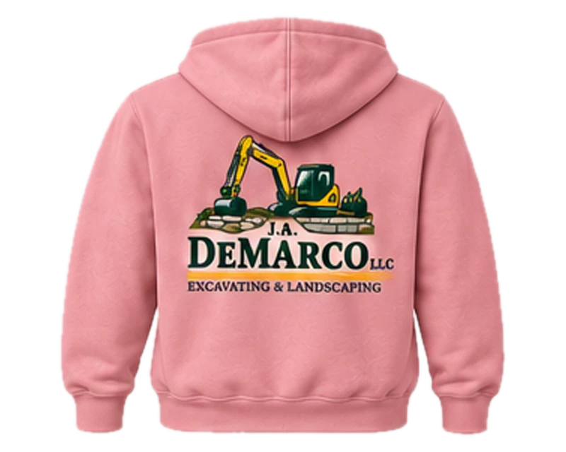Women’s logo hoodie, pink, back
