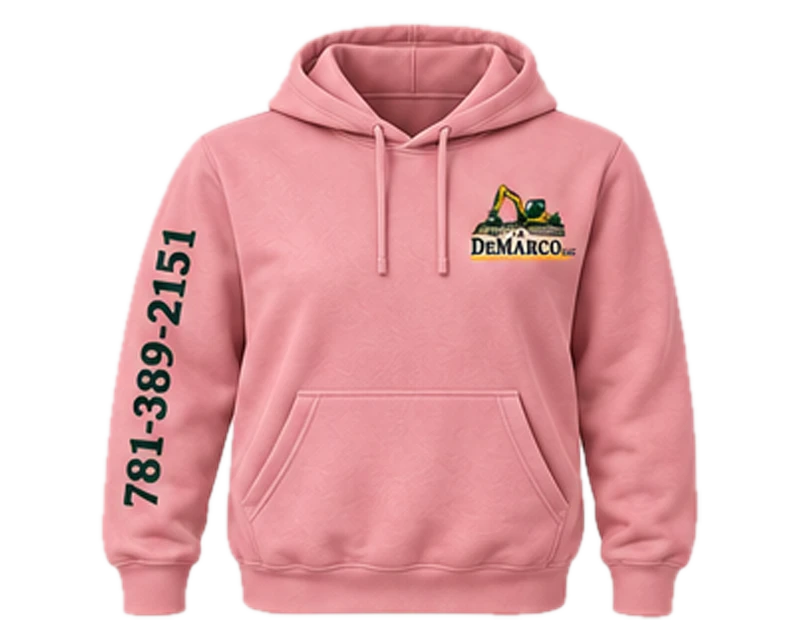 Women’s logo hoodie, pink, front
