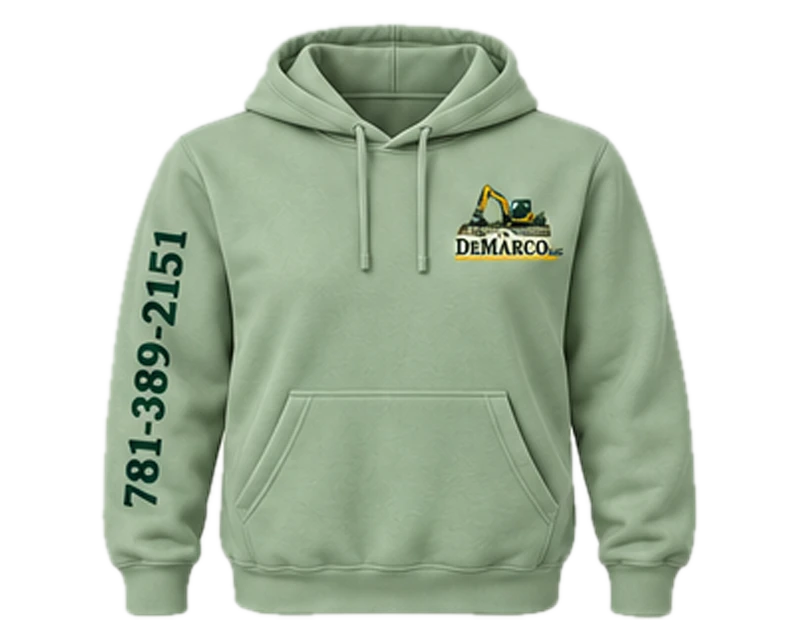 Women’s logo hoodie, sage, front