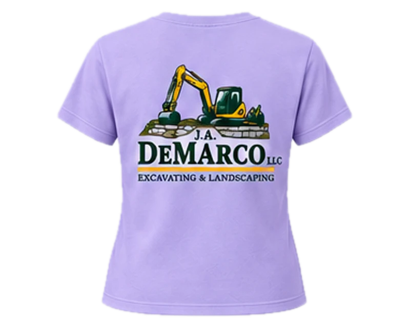 Women’s logo t-shirt, lavender, back