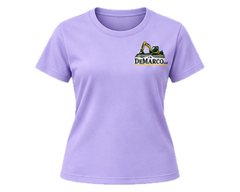Women’s logo t-shirt, lavender, front