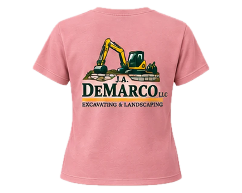 Women’s logo t-shirt, pink, back