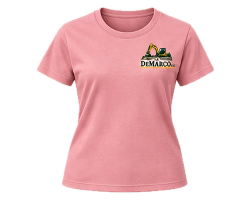 Women’s logo t-shirt, pink, front
