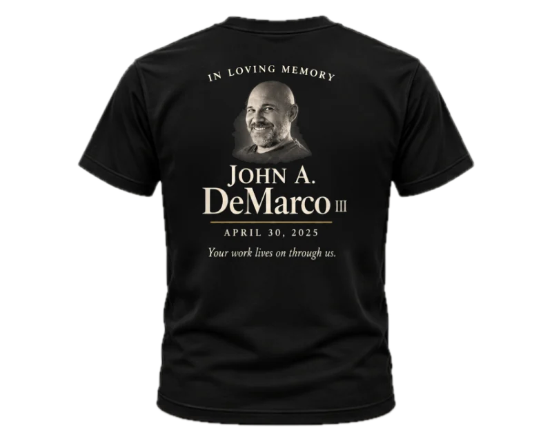 Carried Forward: t-shirt, black, back