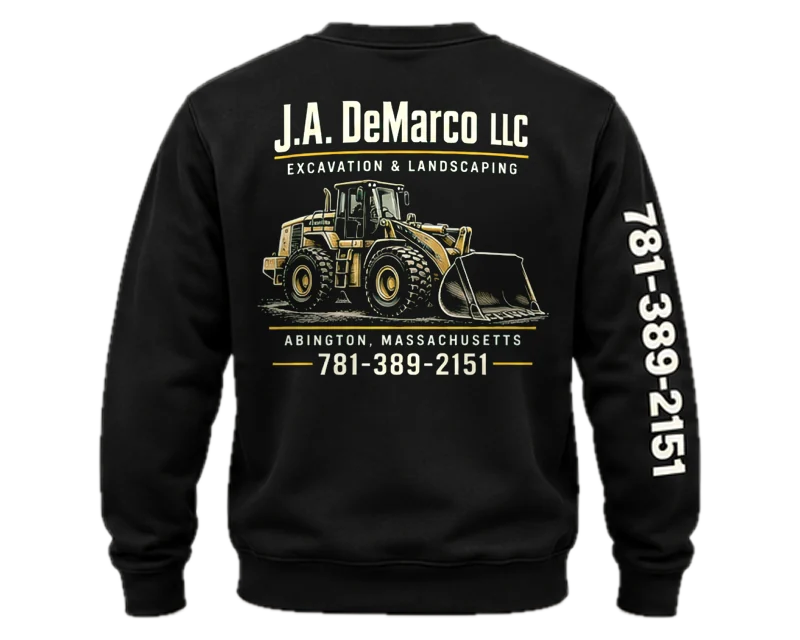 Loader: crewneck, black, back