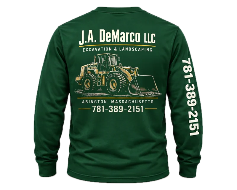 Loader: long sleeve, forest green, back