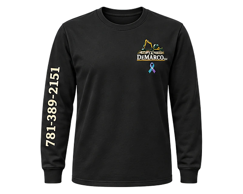 Mental Health Matters: long sleeve, black, front